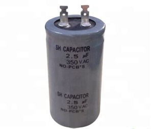 SK SH ceiling fan capacitor 2.5uF 3.5uF 350V 450V Thailand standard AC motor run start capacitor