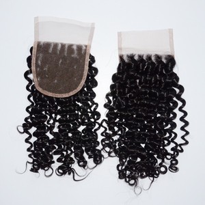 Grado 5A wholesale Lace closure virgen del pelo invisible en tres partes del encierro del cordón - Product Image 4
