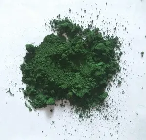 สีเขียวเหล็กออกไซด์ fe2o3 ผง