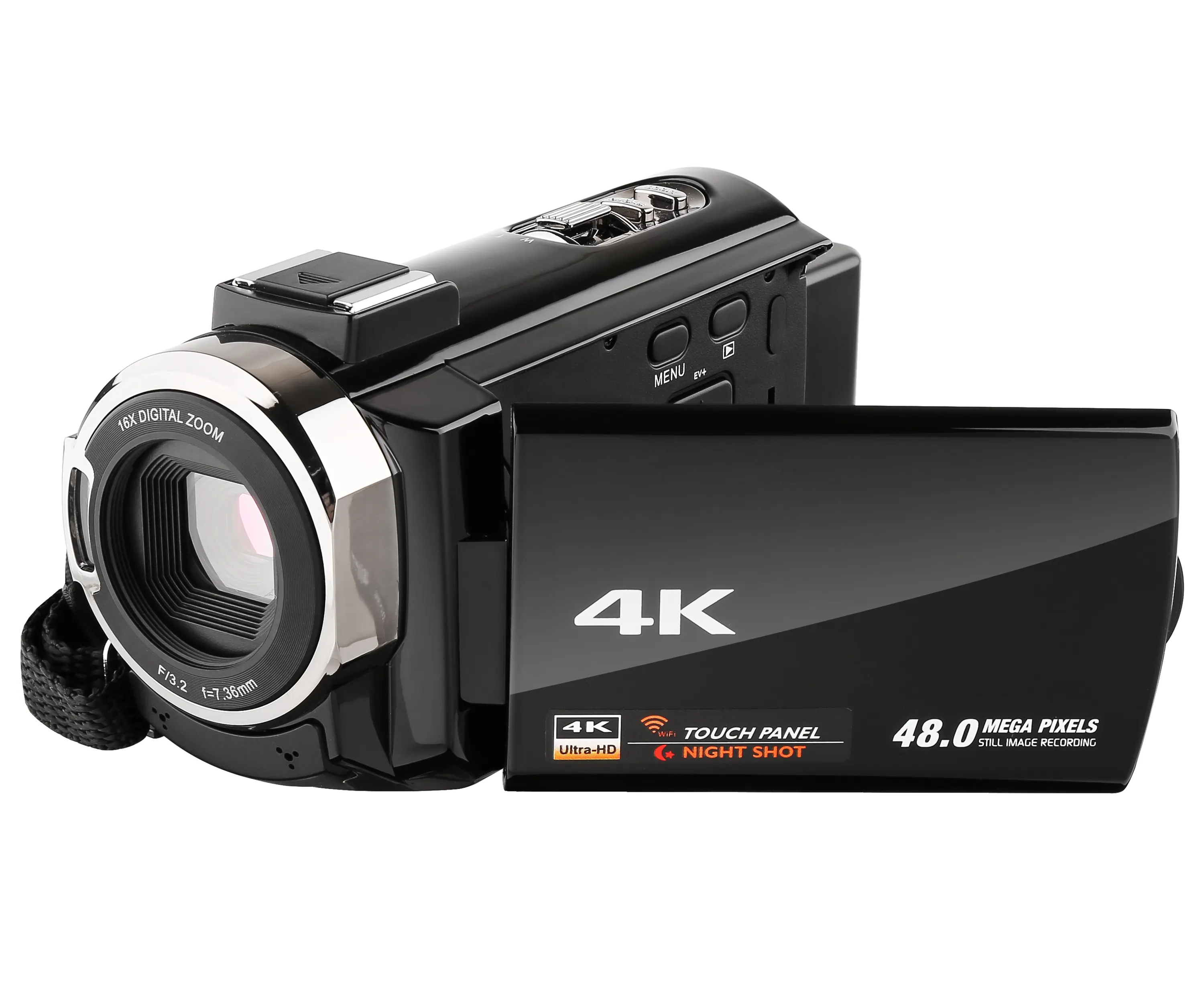 Professional Video Camera 4K Ultra HD Digital WiFi Camera 48.0MP 3.0 zoll Touch Screen Night Vision 16X Digital ZOOM