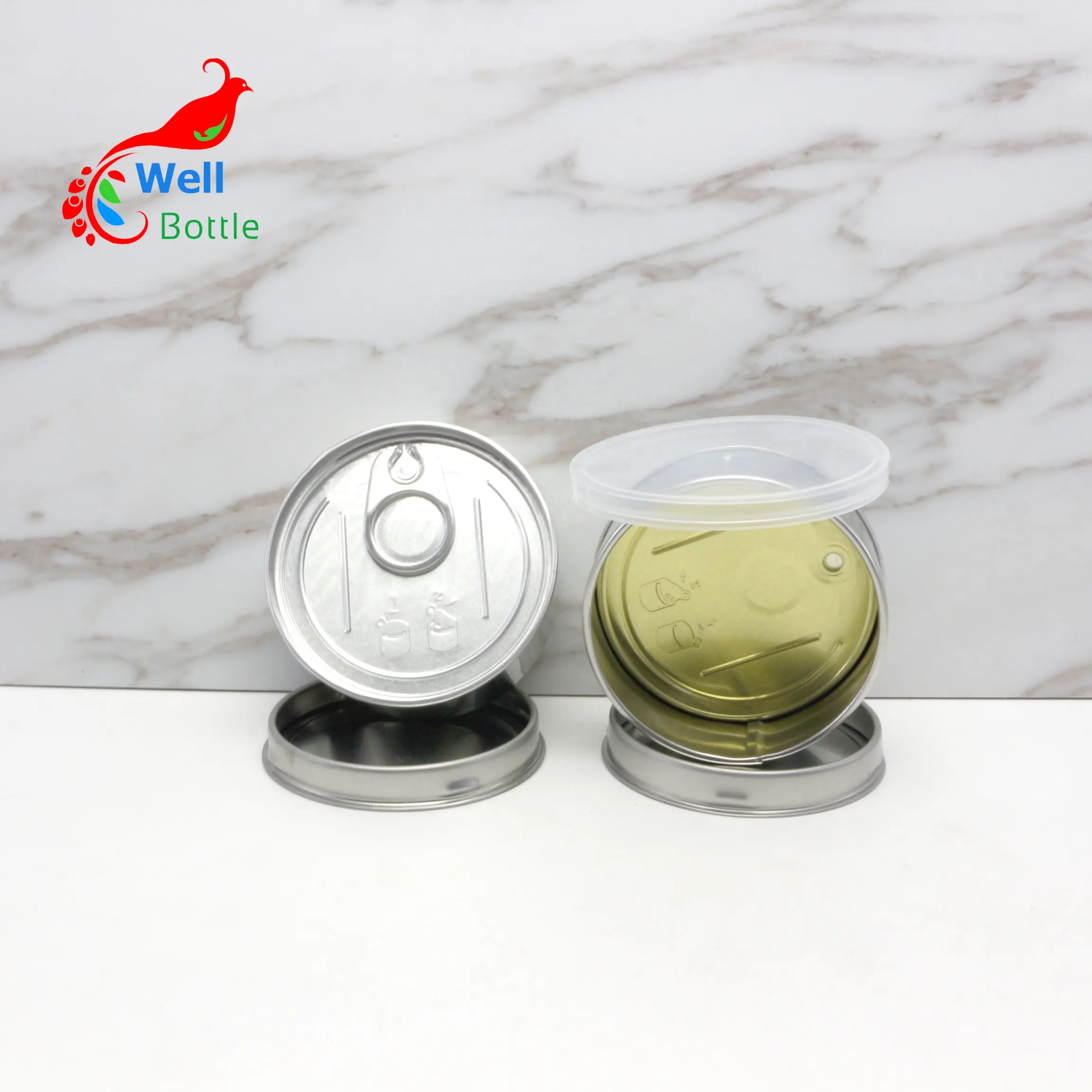 wholesale 100ml 3.5gram self seal can press tin food grade tin can MC-309C