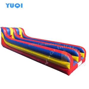 Interesting Double Line Bungee Running Outdoor Inflatable Bungee Run For Inflatable Sports Games