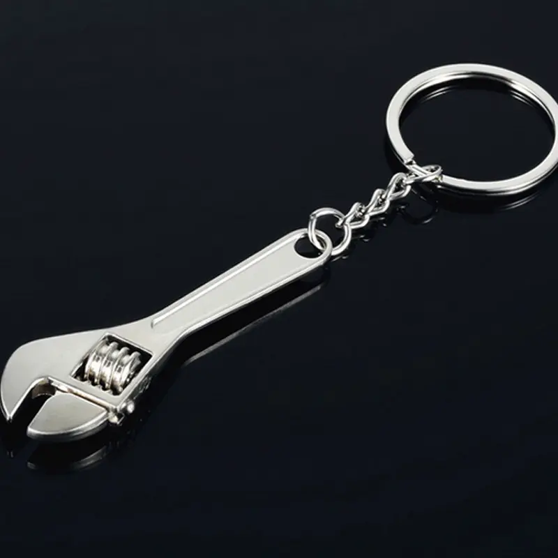 Nuovi Mini strumenti portachiavi a forma di chiave inglese a forma di scimmia portachiavi in metallo con chiave regolabile in lega di zinco promozionale