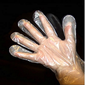 Food Preparation Premium Cast Poly Hair Dye PE Powder Free Cleaning Decorating BBQ Disposable <strong>Plastic</strong> <strong>Gloves</strong> - Product Image 4