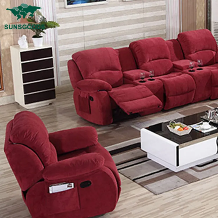 Frank Furniture Manual Samt Stoff Liege sofa