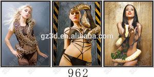 Dongchen Lihua profunda 3d voltea efecto imagen <span class=keywords><strong>de</strong></span> sexy girls con la <span class=keywords><strong>serpiente</strong></span> para el hogar decoraciones - Product Image 1