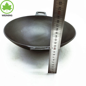 Đồ Nấu Nướng Truyền Thống Châu Á Gang Chảo Nhật Bản Chảo Hàn Quốc Với Tay Cầm Đôi - Product Image 5
