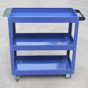Carro de herramientas en el pecho de tres capas de reparación de automóviles caja de herramientas de mano empuje herramienta de reparación de herramienta carro - Product Image 2