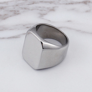 2017 최신 스테인리스 스틸 패션 저렴한 반지 쥬얼리 남성용 스테인리스 스틸 반지 - Product Image 3