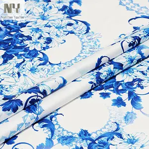 Nanyee Textile Silk-look Digital Printing Oriental Dress Fabric