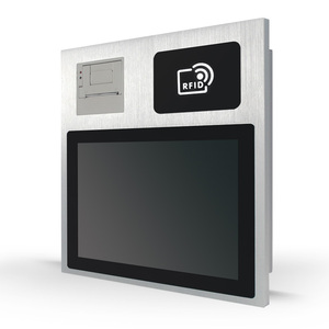 Jawest <span class=keywords><strong>RFID</strong></span> считыватель ПК панели 19 дюймов pos планшетный компьютер с Биометрическим принтера - Product Image 3