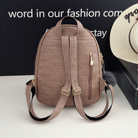 Nouveau design, sac à dos scolaire classique élégant et tendance en cuir PU de luxe pour filles et femmes