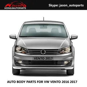 Body Kit Per Il VW POLO SEDAN VENTO 2016 GRIGLIA ANTERIORE CON BICROMATO di POTASSIO DELLA COPERTURA TRIM