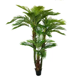 Palmier artificiel en plastique avec 33 feuilles, 2m, 5773, nouveau style d'usine, livraison gratuite