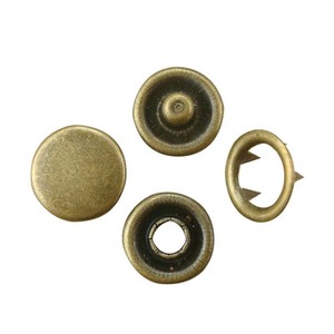 סיטונאי פליז/נירוסטה 9.5mm 11mm מתכת 4 חלקי אטב פרל חודים הצמד כפתורים - Product Image 5