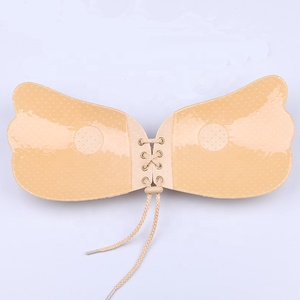 Nhà Máy Trực Tiếp Bán Dính Vô Hình Push-up Áo Ngực Với Sexy Đôi Cánh Thiên Thần Silicone Vú Womens Áo Ngực & Ngắn Gắn Bộ - Product Image 5