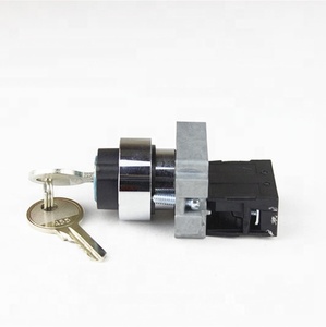 Diámetro 22mm 2/<span class=keywords><strong>3</strong></span> posición llave interruptor de botón de empuje llave interruptor eléctrico - Product Image 2
