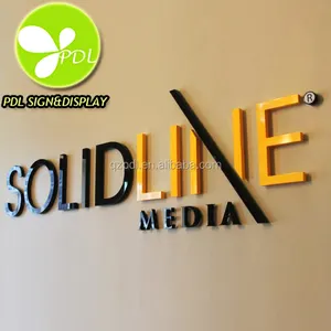 Your Custom Wall-Mounted Acrylic 3D Company Logo