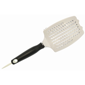 Brosse à <span class=keywords><strong>cheveux</strong></span> <span class=keywords><strong>bouclés</strong></span> naturelle en nylon de marque privée avec poignée d'aération en ABS pour <span class=keywords><strong>cheveux</strong></span> courts et longs pour <span class=keywords><strong>les</strong></span> salons de beauté - Product Image 3