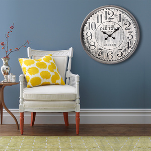 INNOVA casa stile Vintage rotondo grande telaio in metallo arabica numero <span class=keywords><strong>orologio</strong></span> <span class=keywords><strong>da</strong></span> <span class=keywords><strong>parete</strong></span> - Product Image 5
