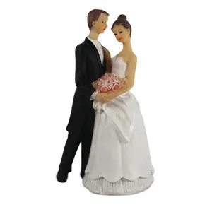 Figurines de gâteau de mariage mignon article souvenir