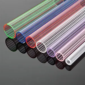 Clear Acrylic Glass Bubble Tube , Acrylic Tube