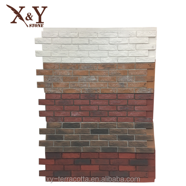 Легкая установка цветной панели из искусственного кирпича