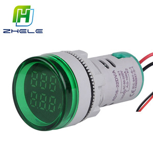 أحدث AD16-22DVA الرقمية البسيطة مؤشر الفولتميتر مقياس التيار الكهربائي 50-500V 0-100A مصباح إشارة مع LED عرض - Product Image 5