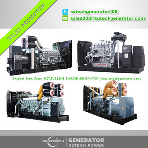 Çin tedarikçisi 800 kva Mitsubishi motor elektrikli güç dizel jeneratör