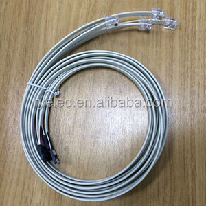 Dupont 2.54mm 6pin RJ12 6p6c UL2464 26AWG beyaz palto ile tel koşum - Product Image 1