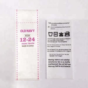 Etiquetas de lavandería con instrucciones para coser, etiqueta de cuidado personalizada, etiqueta de lavado para ropa - Product Image 2