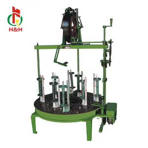 Braiding machine round leather cord 4 spindle belt   braiding machine Heng hui henghui braid 5000kinds of products