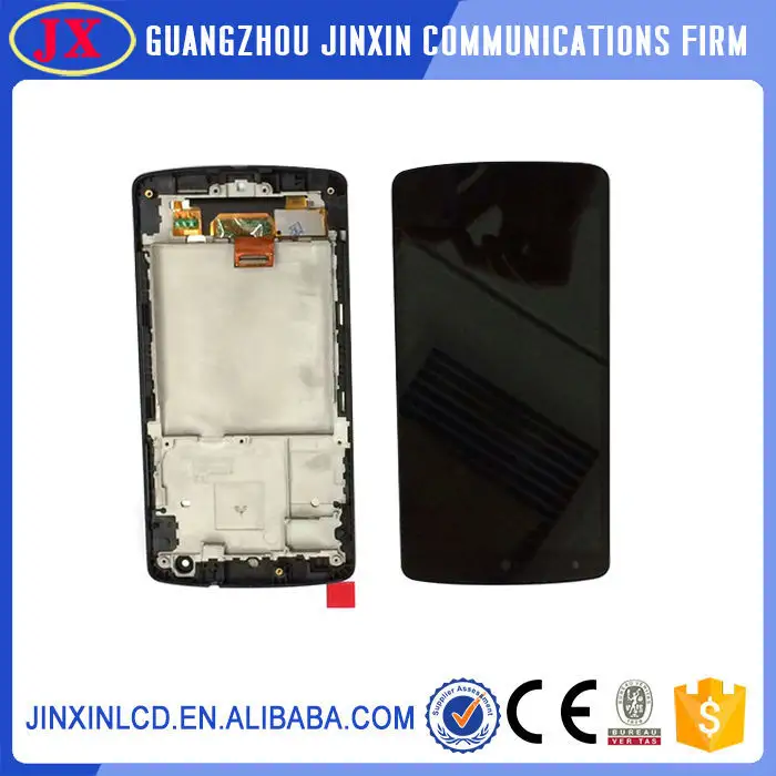 Alibaba Envío Rápido para LG Nexus 5 Pantalla LCD con Pantalla Táctil + Frame