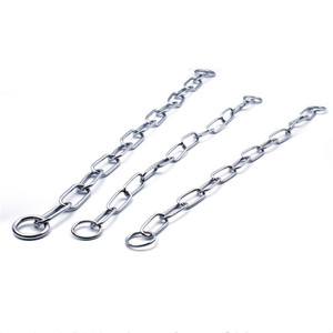 Collar de acero inoxidable cromado para mascotas, cadena para perro, alta calidad - Product Image 3