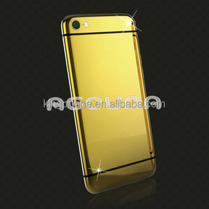 Nuevo estilo de OEM oro espejo placa trasera para el iphone 6 / 6 plus oro Panel posterior, espejo oro vivienda - Product Image 2