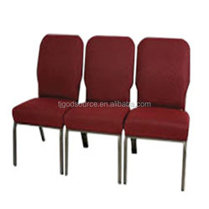 Chaises de théâtre en tissu empilables, modernes, en métal, bon marché, de 21 pouces, utilisées pour la location, pour les églises - Product Image 2