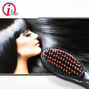 2018 tendencia productos 5 en 1 LED salón de belleza Automic rizador de pelo y plancha de pelo cepillo como tv visto - Product Image 5