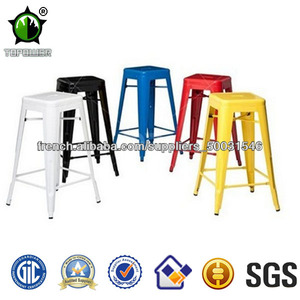 Vintage industrielle <span class=keywords><strong>Marais</strong></span> Tolix en métal Tabouret de <span class=keywords><strong>bar</strong></span> Chaises hautes - Product Image 1