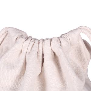 Grosir Pesanan Khusus Cetak Logo Promosi Dapat Dipakai Ulang Eco Katun Kanvas Kolor Ransel Gym Karung Tas - Product Image 3