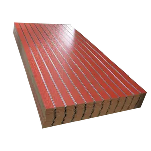 Groothandel 1220*2440mm modieuze houtvezel mdf slatwall panel
