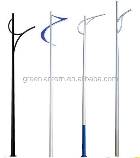 Цинковый полюс круглой конической формы 4 м, 5 м, 6 м, 8 м, 10 м, 12 м, осветительный Полюс