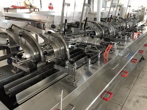 Tự Động 3 + 2 Mini Biscuit Làm Bánh Sandwich Dây Chuyền Sản Xuất Máy - Product Image 3