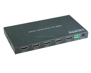 2017 nuevo y caliente 1.4 v 4 Puertos Hdmi Switcher Quad cinco Modos de Multi-Viewer Sin Fisuras Con Ir Remoto Inalámbrico RS232 - Product Image 2