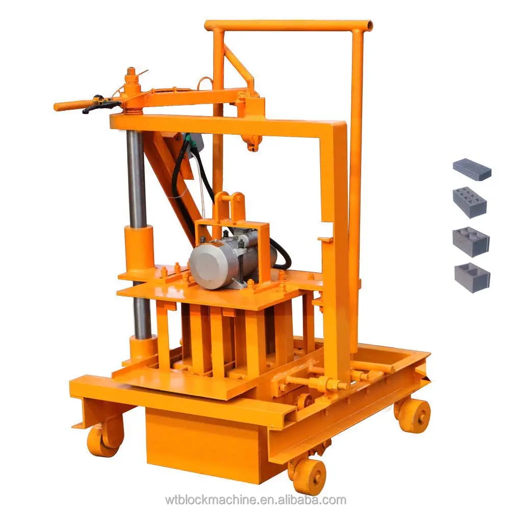 Máquinas para fazer tijolos baratas/pequena máquina barata bloco/máquina manual de bloco de concreto