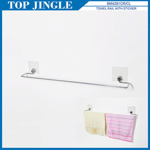 Large Single Rail bathroom Wire <b>Adhesive</b> Towel <b>Hook</b> - Product Image 1