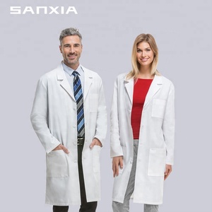 2018 Venta caliente Workwear uniforme médico <span class=keywords><strong>bata</strong></span> de laboratorio blanco - Product Image 1