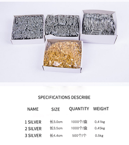 <span class=keywords><strong>Épingle</strong></span>s de sûreté dorées tendance pour accessoires vestimentaires, bureau, école, bricolage - Product Image 4