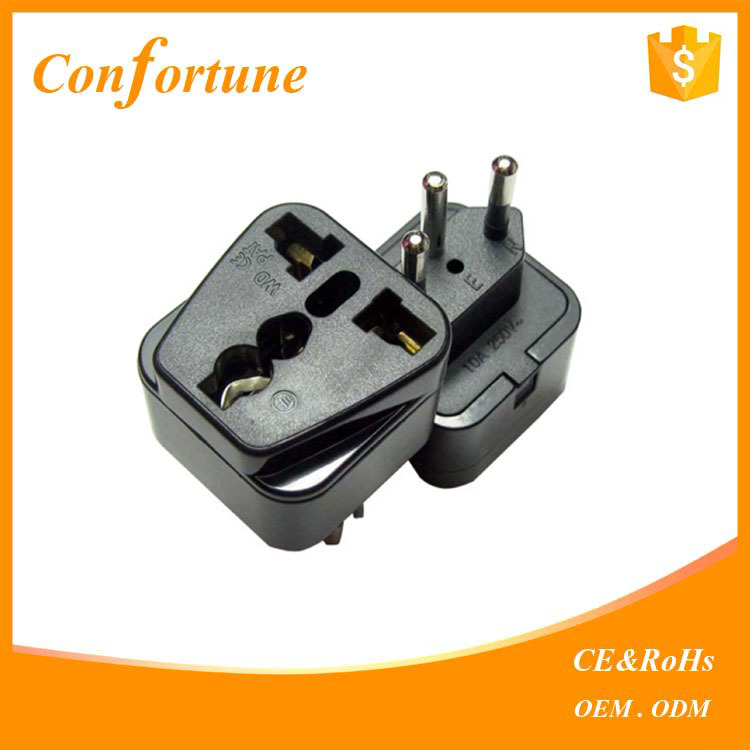 Type J 3 Pin Plug diamant suisse Voyage Adaptateur Adaptateur pour Suisse Suisse puissance adaptateur plug
