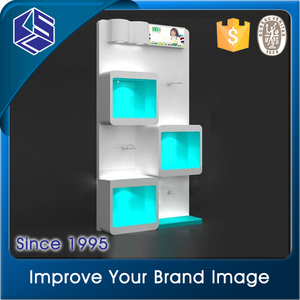 Los clientes primero de madera <span class=keywords><strong>tienda</strong></span> de ropa montado en la pared estante de exhibición - Product Image 5