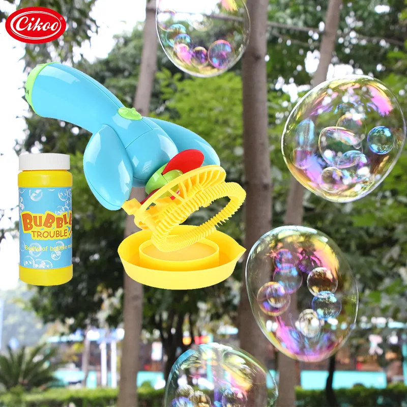 Cikoo 아이 재미 거품 메이커 총 장난감 전기 비누 거품 송풍기 중국 공장 도매